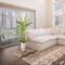 6ft. Artificial Areca Palm Tree in White Decorative Pot